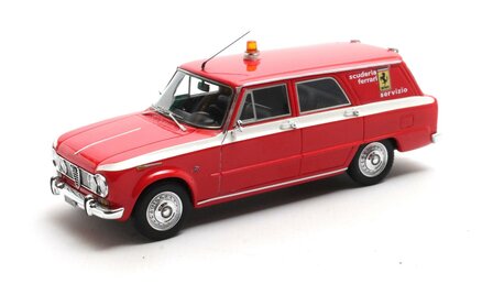 Matrix 1:43 Alfa Romeo Giulia 105 Promiscus by Colli scuderia Ferrari rood &#039;62-&#039;74. Verwacht eind 09-2025