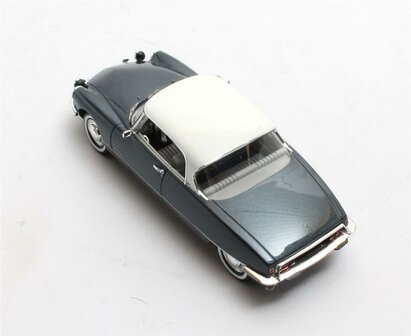 Matrix 1:43 Citroen DS21 Grand Palais Coupe blauw metallic. Verwacht Q3-2025