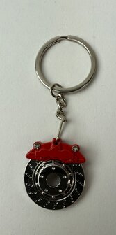 Sleutelhanger schrijfrem  met sleutelring
