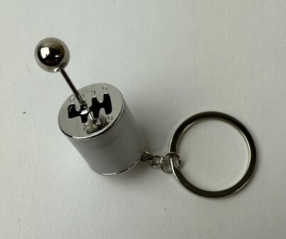 Sleutelhanger versnellingspook / gear shift  met sleutelring