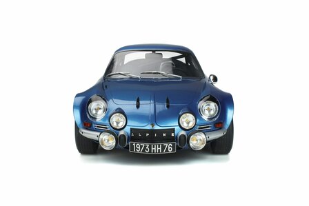 GT Spirit 1:8 Renault - Alpine A110 1800 Groupe 4 blue 1973 incl showcase. Levvering 02-2026