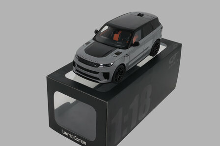 GT Spirit 1:18 Range Rover Sport SV Edition Two grey 2024. Levering 02-2026