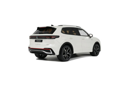 Otto Mobile 1:18 Volkswagen Tiguan E TSI R-Line Oryx white Pearl L0K1 2024. Levering 01-2026