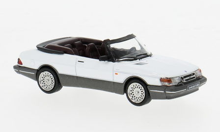 Tarmac 1:64 Saab 900 Turbo open Convertible wit