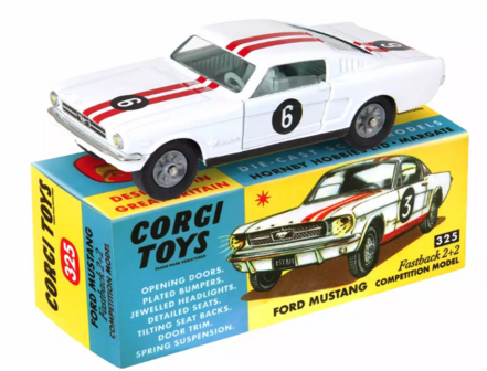 Corgi Club Model 1:45 Ford Mustang Fastback Coupe Competition Model - No 325