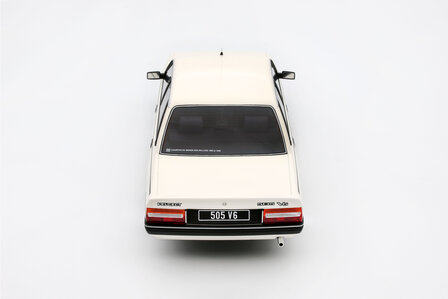 Otto Mobile 1:18 Peugeot 505 V6 Blance Meije 1989 wit
