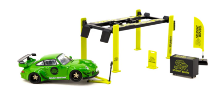 Tarmac 1:64 Garage Tools set Student Driver- PARTS64, excl. auto