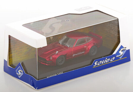 Solido 1:43 Datsun 240Z Rocket Bunny rood 1973