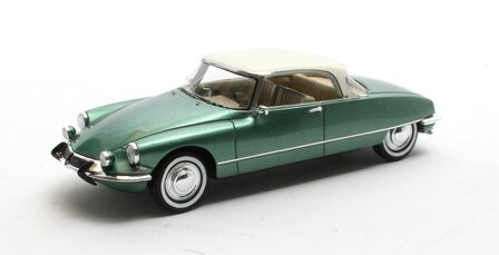 Matrix 1:43 Citroen DS21 Grand Palais Coupe groen metallic. Verwacht 10-2025