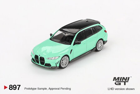 Mini GT 1:64 BMW M3 M Performance Touring 2022 Mint Green LHD, limited