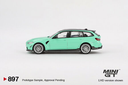 Mini GT 1:64 BMW M3 M Performance Touring 2022 Mint Green LHD, limited