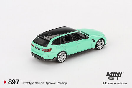 Mini GT 1:64 BMW M3 M Performance Touring 2022 Mint Green LHD, limited
