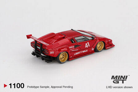 mini GT 1:64 LAMBORGHINI COUNTACH LBWORKS RED 2025 verwacht op 06/10/25