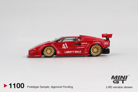 mini GT 1:64 LAMBORGHINI COUNTACH LBWORKS RED 2025 verwacht op 06/10/25