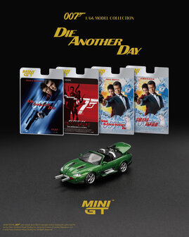 mini GT 1:64 JAGUAR XKR DIE ANOTHER DAY TRADITIONAL CHINESE PACKAGING 2002 verwacht 13/10/25