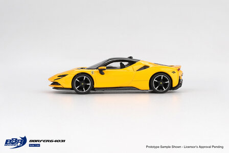BBR 1:64 Ferrari SF90 Giallo Modena. Verwacht 03-2026