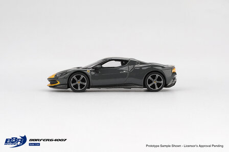 BBR 1:64 Ferrari 296 GTB Assetto Fiorano Grigio Scuro 2024. Verwacht