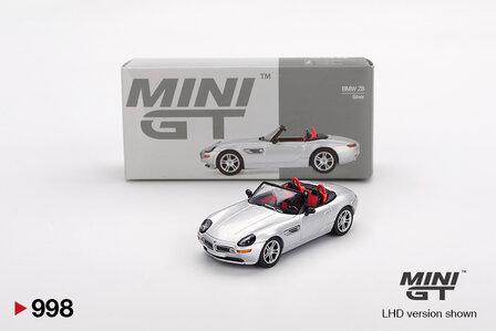 Mini GT 1:64 BMW Z8 Silver LHD. Verwacht