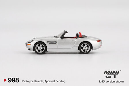 Mini GT 1:64 BMW Z8 Silver LHD. Verwacht