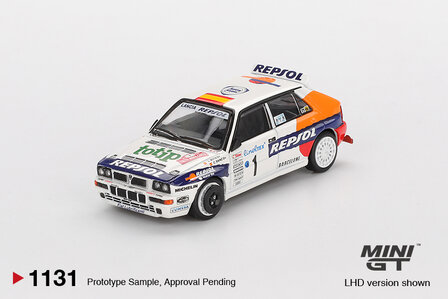 Mini GT 1:64 Lancia Delta HF Integrale Evoluzione, No 1 1993 Rallye Monte-Carlo LHD. Verwacht 02-2025