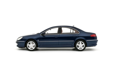 Otto Mobile 1:18 Peugeot 607 3.0 V6 Phase 2 Blue Montebello 2008. Levering 11-2025