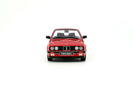 Otto Mobile 1:18 BMW 325i Convertible Bright Red 308 1986. Levering 11-2025