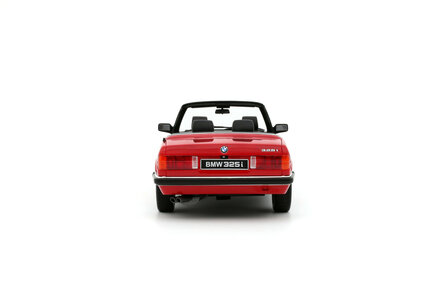 Otto Mobile 1:18 BMW 325i Convertible Bright Red 308 1986. Levering 11-2025