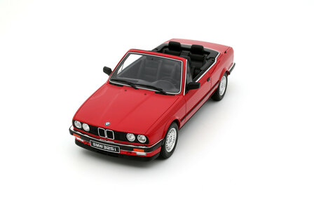 Otto Mobile 1:18 BMW 325i Convertible Bright Red 308 1986. Levering 11-2025
