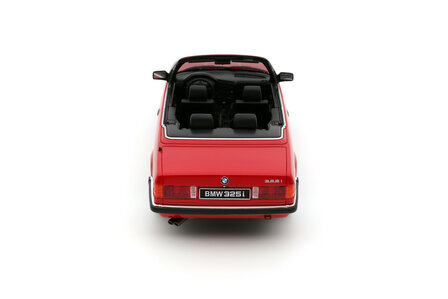 Otto Mobile 1:18 BMW 325i Convertible Bright Red 308 1986. Levering 11-2025