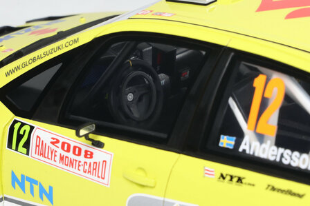 Otto Mobile 1:18 Suzuki SX4 WRC P.G. Andersson Rally Monte Carlo 2008. Levering 11-2025