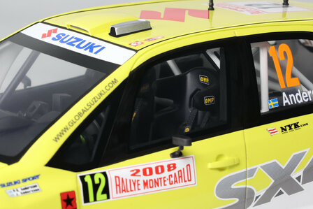 Otto Mobile 1:18 Suzuki SX4 WRC P.G. Andersson Rally Monte Carlo 2008. Levering 11-2025