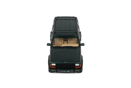 Otto Mobile 1:18 Jeep Cherokee XJ Limited Hunter Green 1995. Levering 12-2025