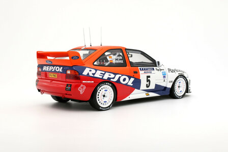 Otto Mobile 1:18 Ford Escort, No 5 C. Sainz Rallye Catalunya 1997. Levering 12-2025