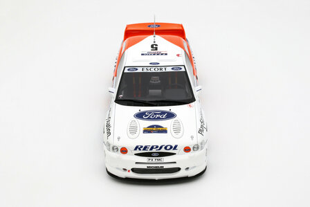 Otto Mobile 1:18 Ford Escort, No 5 C. Sainz Rallye Catalunya 1997. Levering 12-2025