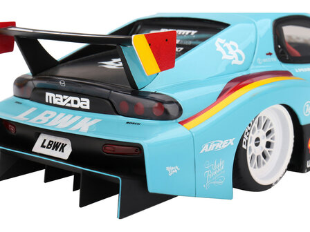 Top Speed 1:18 Mazda RX-7 LB-Super Silhouette, No 15 James Pearman Liberty Walk Europe 2024, Resin