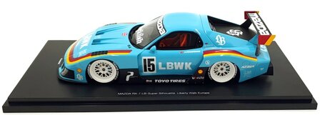 Top Speed 1:18 Mazda RX-7 LB-Super Silhouette, No 15 James Pearman Liberty Walk Europe 2024, Resin