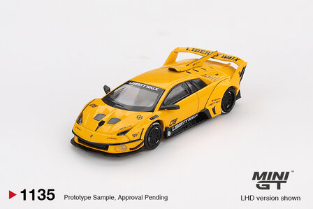 Mini GT 1:64 lamborghini murcielago lbsilhouette works gt evo yellow 2025 verwacht maart-4-2025