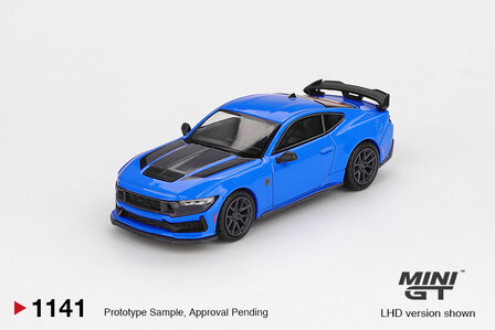 Mini GT 1:64 ford mustang dark horse grabber blue 2024 verwacht maart-4-2025