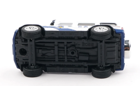XCartoys 1:64 BAIC BJ80 People&#039;s Police Motorcycle Escort Set