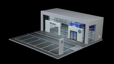 Black Box Diorama 1:64 Diorama Volkswagen Showroom met licht