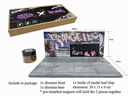 Mini GT 1:64 Art La Graffiti - Diorama Street 2024