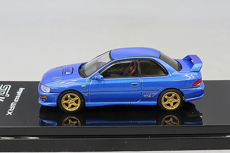 Hobby Japan 1:64 SUBARU Impreza PURE SPORTS COUPE WRX type R STi Version, sonic blue mica