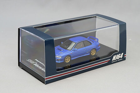 Hobby Japan 1:64 SUBARU Impreza PURE SPORTS COUPE WRX type R STi Version, sonic blue mica