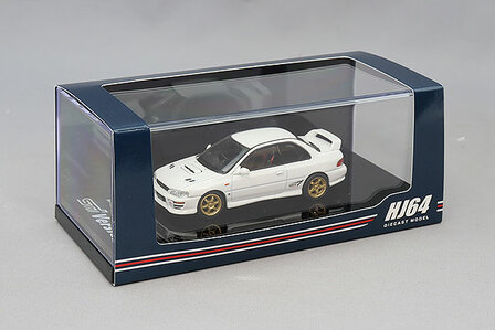 Hobby Japan 1:64 SUBARU Impreza PURE SPORTS COUPE WRX type R STi Version, fether white