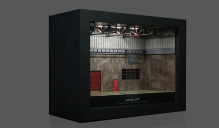 Black Box Diorama 1:64 Workshop Photo Frame, excl auto&#039;s en figuren
