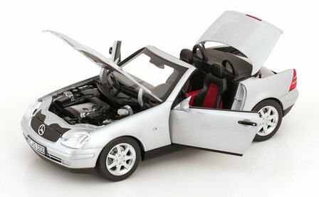 Norev 1:18 Mercedes Benz SLK 1996 Brillant Silver 2024