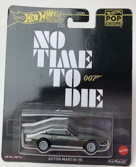 Hotwheels 1:64 Aston Martin V8 - No Time to Die - grey metallic