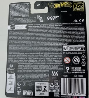 Hotwheels 1:64 Aston Martin V8 - No Time to Die - grey metallic