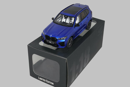 GT Spirit 1:18 BMW X5 M Competition blue 2023. Levering 01-2026