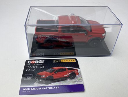 Vanguards 1:43 Ford Ranger Raptor X SE Red